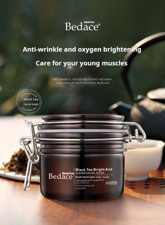 Bedace Black Tea Brightening & Clear Facial Mask – Unveil Radiance Naturally