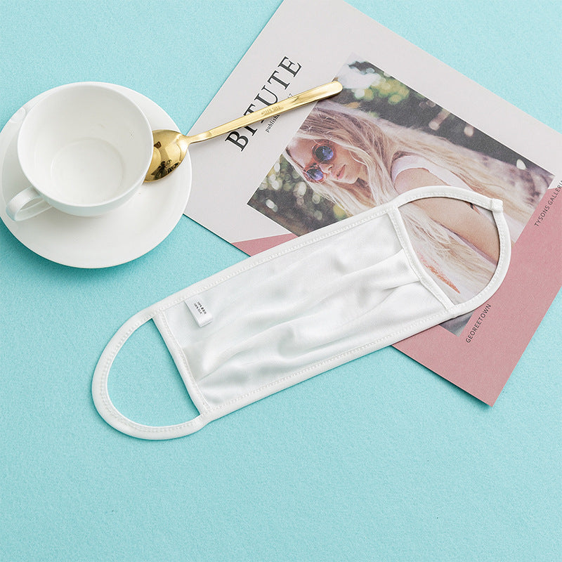 Light Luxury Mulberry Silk High-end Anti-smog Mask Women‘s Refreshing Breathable Dust-proof and Windproof Face Cover Accessories