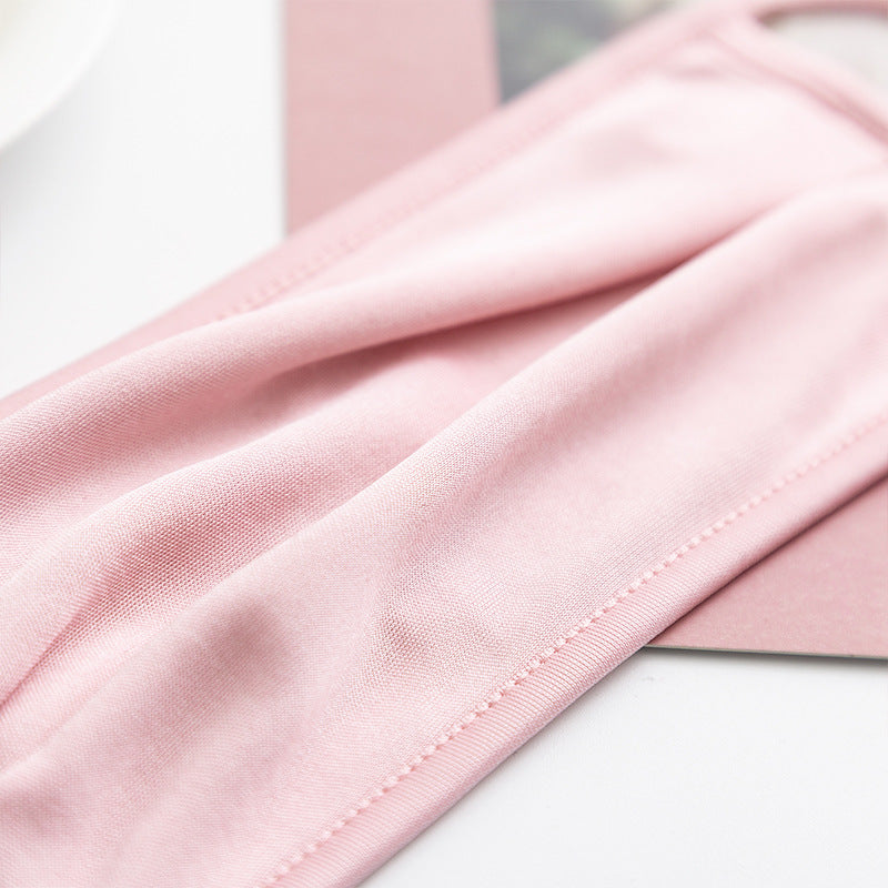 Light Luxury Mulberry Silk High-end Anti-smog Mask Women‘s Refreshing Breathable Dust-proof and Windproof Face Cover Accessories